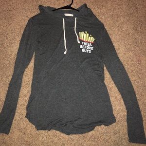 Fries Before Guys Pullover Hoodie